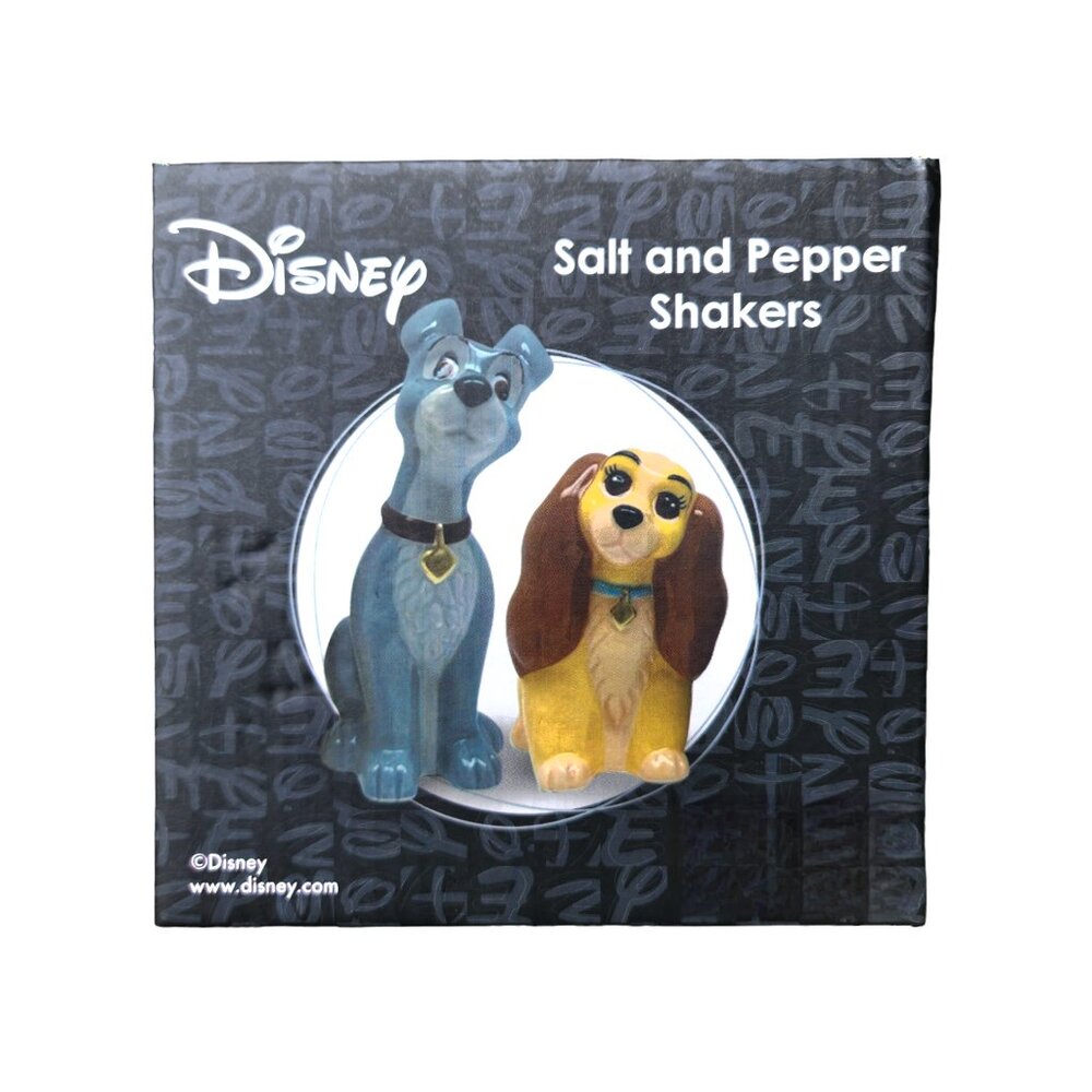 Disney Lady and The Tramp Salt & Pepper Shakers Set Collectible - Picture 3 of 8